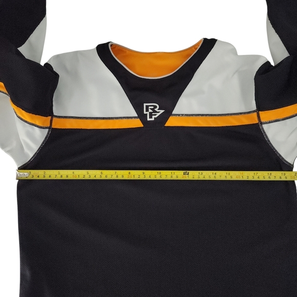 RACE FACE Stage Long Sleeve MTB Jersey black/orange medium (no size tag) - Picture 12 of 14